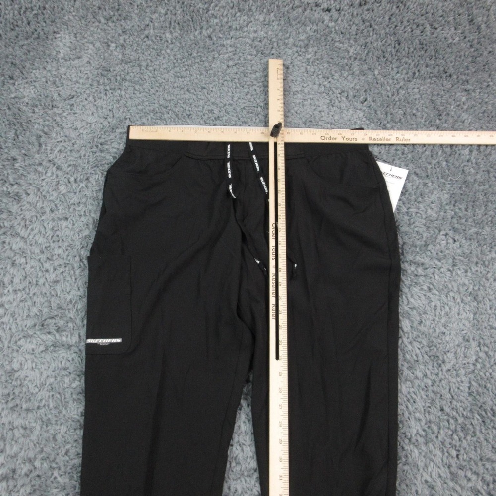 Skechers by Barco Scrub Jogger Pants Womens XL Petite Black 5 Pocket 36x26 NWT - Picture 4 of 16